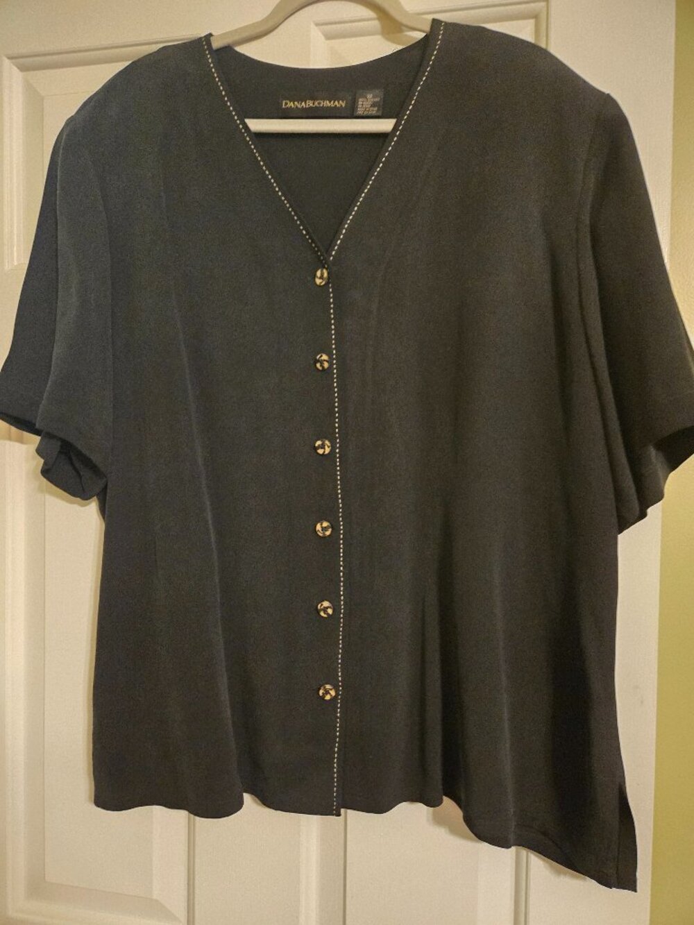 Dana Buchman silk shirt 22W